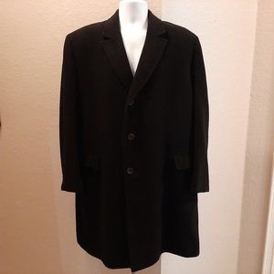 Alpacuna Yale Genton Mongolian Cashmere Coat Black